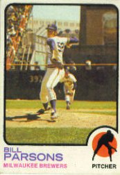 1973 Topps Baseball Cards      231     Bill Parsons